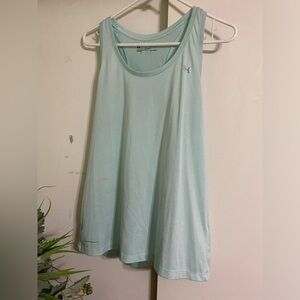 Under Armour light green dri fit tank top
